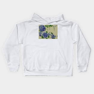 Blue Roses Kids Hoodie